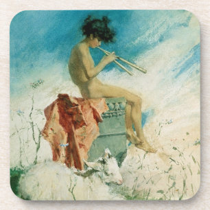 Posavasos Idilio, 1868 (w/c en el papel)