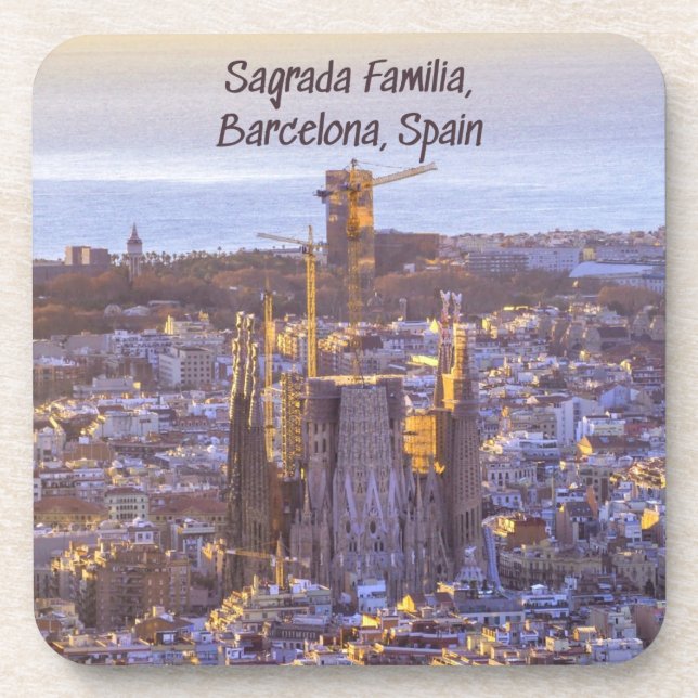 Posavasos Iglesia Católica de la Sagrada Familia, Barcelona, (Frente)