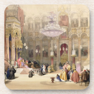 Posavasos Iglesia griega del sepulcro santo, Jerusalén,