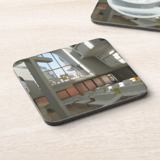 Posavasos Iglesia protestante de Harajuku, Tokio, Japón (Lado Izquierdo)