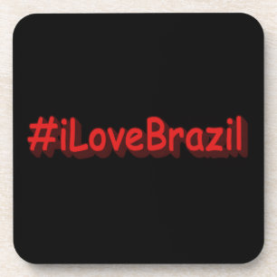 Posavasos "iLoveBrazil" es un diseño muy bonito. ¡Hazte con