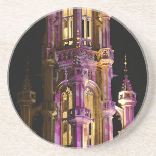 Posavasos Iluminación nocturna de la Grand Place en Bruselas