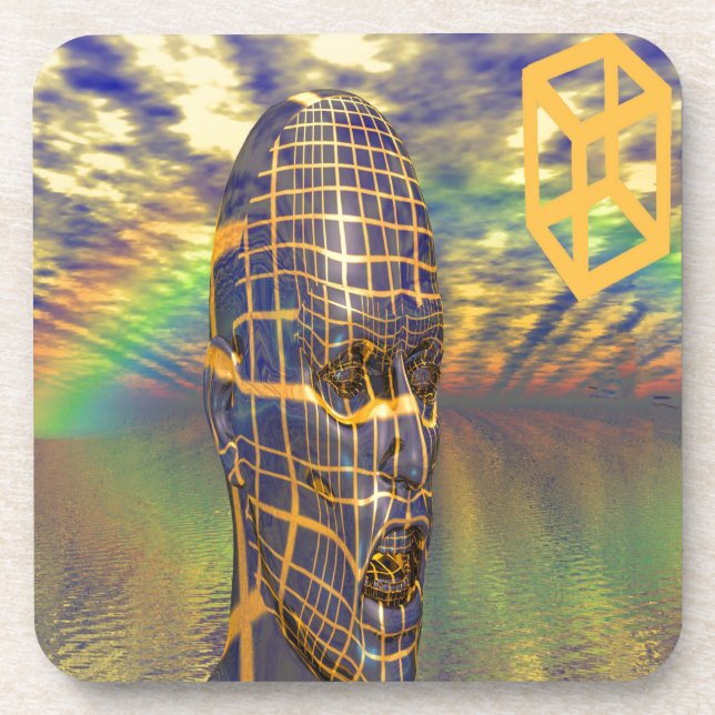 Posavasos Ilusión planetaria (Frente)