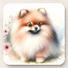 Posavasos Ilustracion cutáneo de pomerania