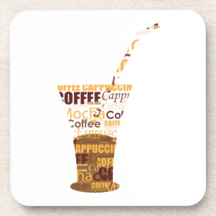 Posavasos Ilustracion de café moderno