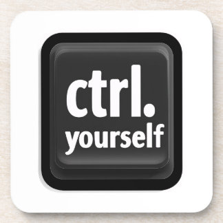 Posavasos Ilustración de la tecla “Ctrl a ti mismo” – Moti m