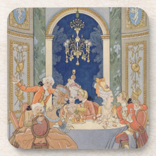 Posavasos Ilustracion de los "enlaces Dangereuses de Les"