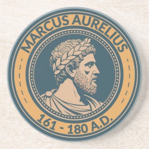 Posavasos Ilustración de Marcus Aurelio Emperador Romano Ins