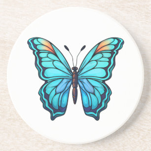 Posavasos ilustracion de mariposa personalizado