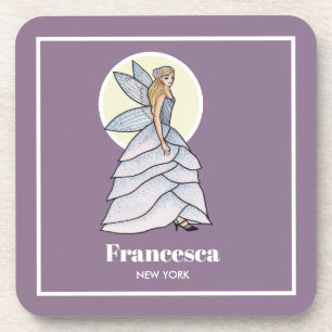 Posavasos Ilustracion de moda de la princesa lechera