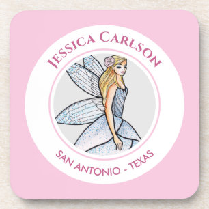 Posavasos Ilustración de moda de vestido de pétalos de princ