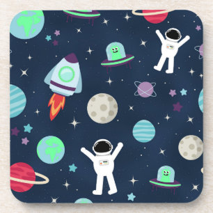 Posavasos Ilustración de patrón espacial
