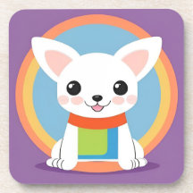 Ilustración de perro de dibujos animados lindo