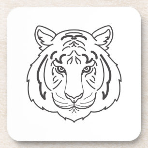 Posavasos Ilustracion de tigres