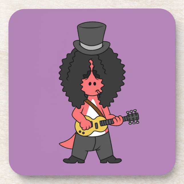 Posavasos Ilustracion De Un Allosauro Vestido Como Estrella  (Frente)