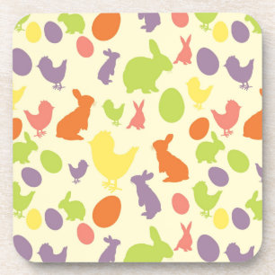 Posavasos Ilustracion del fondo de Pascua