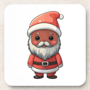 Posavasos Ilustracion del Personalizado Santa Claus