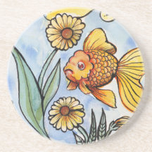 Ilustracion Oranda Fancy Goldfish