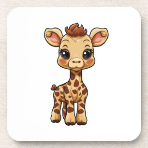 Posavasos ilustracion personalizado giraffe