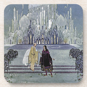 Posavasos Ilustracion Princesa y Princesa de Comercio Exótic