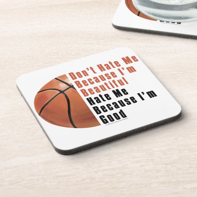 Posavasos Im Beautiful Im Good Basketball (Lado Izquierdo)