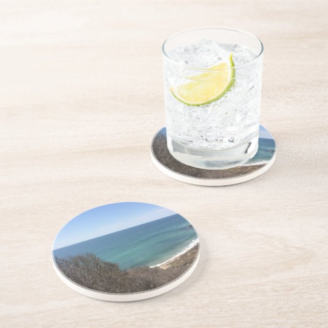 Posavasos imagen de foto personalizado (Lado)