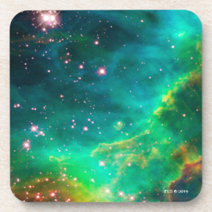 Posavasos Imagen de la galaxia del cúmulo de estrellas de l