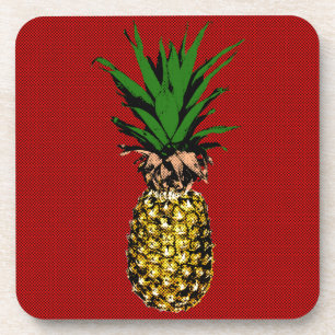 Posavasos Imagen de Pineapple Newsprint