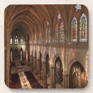 Posavasos Imagen HDR del interior de la Basílica, Quito, Ecu