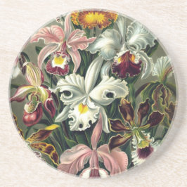 Posavasos Impresión botánica orquídea