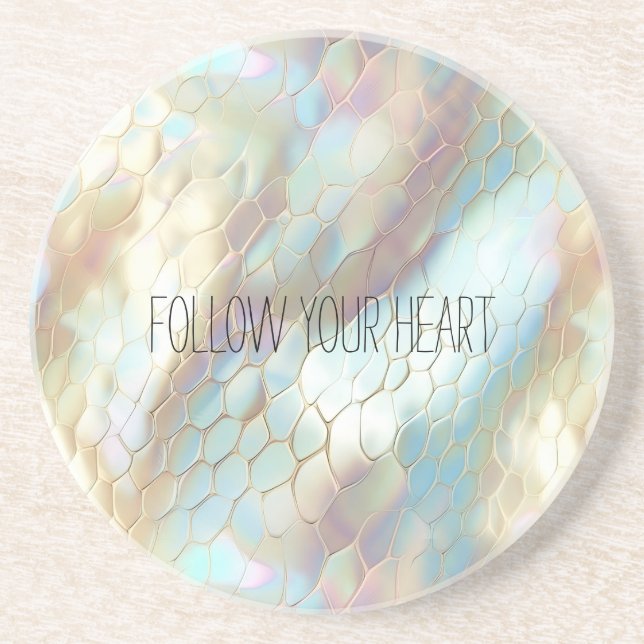 Posavasos Impresión de animales de la piel de la serpiente a (Frente)