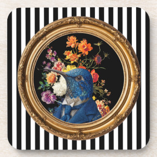 Posavasos Impresión de Arte de Pared de Retrato de Colibrí