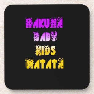 Posavasos Impresión de arte Hakuna Matata Baby and Kids