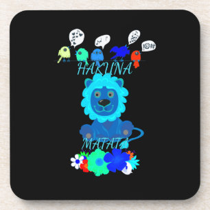 Posavasos Impresión de arte sobre el león de Hakuna Matata