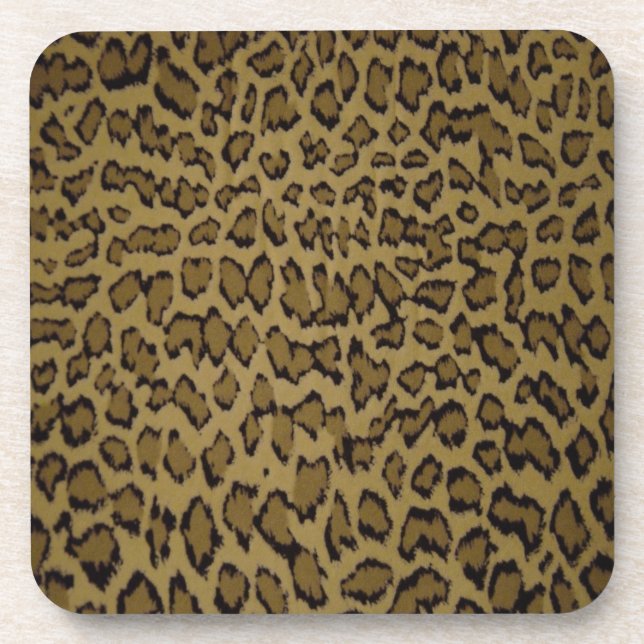 POSAVASOS IMPRESIÓN DE LEOPARDO ANIMAL (Frente)