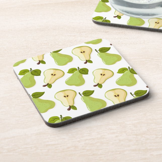 Posavasos Impresión de peras (Lado Izquierdo)