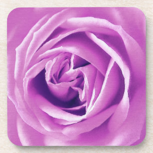 Posavasos Impresión de rosa de lavanda