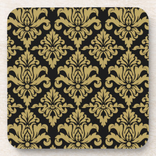 Posavasos Impresión decorativa de tejidos de Damasco