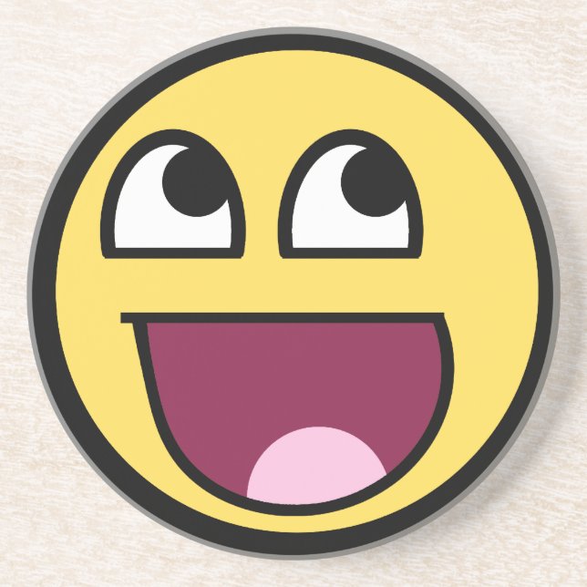 Posavasos Impresionante meme de Internet (Frente)