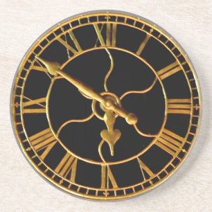 Posavasos Impresionante reloj en Navidad