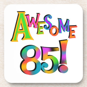 Posavasos Impresionantes camisetas de cumpleaños 85 y regalo