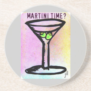 Posavasos Impresiones del TIEMPO de MARTINI de Jill
