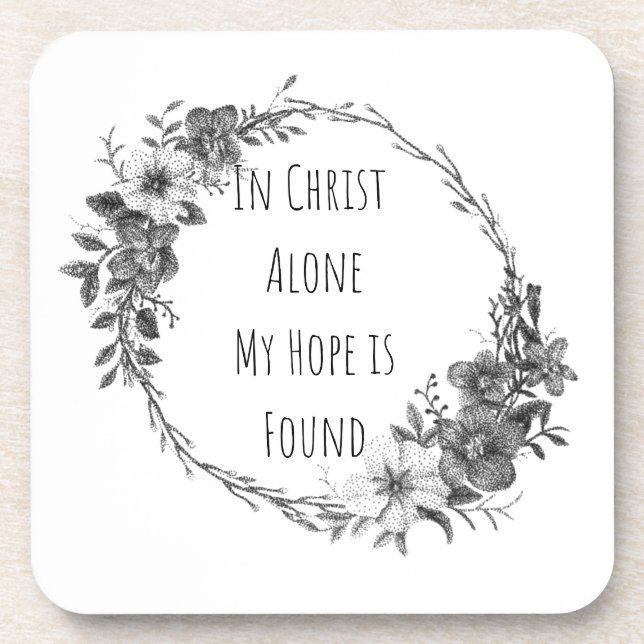 Posavasos In Christ Alone Coasters (Frente)