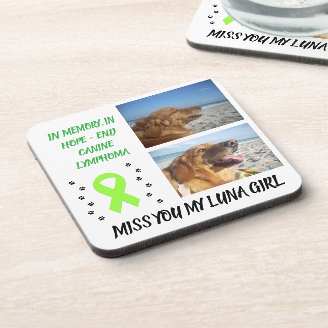 Posavasos In Loving Memory - Forever In Our Hearts (Lado Izquierdo)