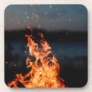 Posavasos incendio nocturno