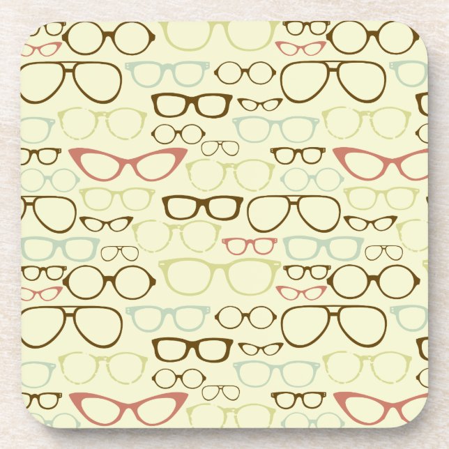 Posavasos Inconformista retro de la lente (Frente)
