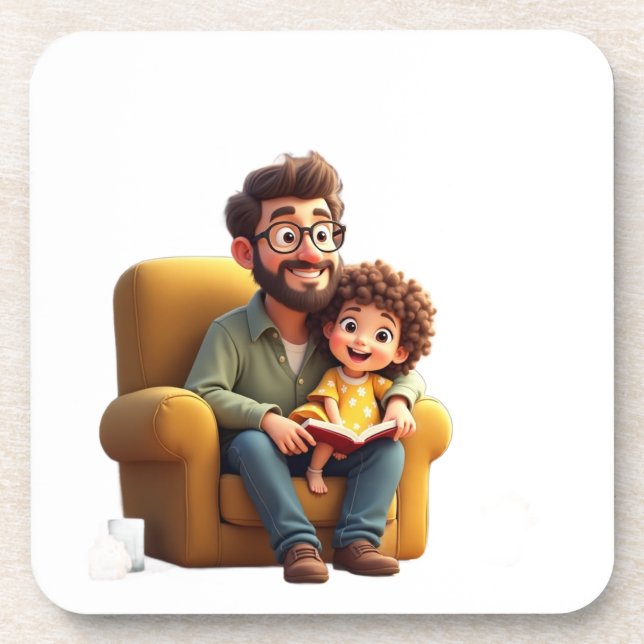 Posavasos Increíble día del padre (Frente)