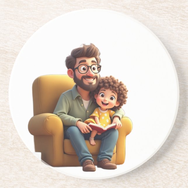 Posavasos Increíble día del padre (Frente)