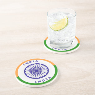 Posavasos India Ashoka Chakra Circle Shape