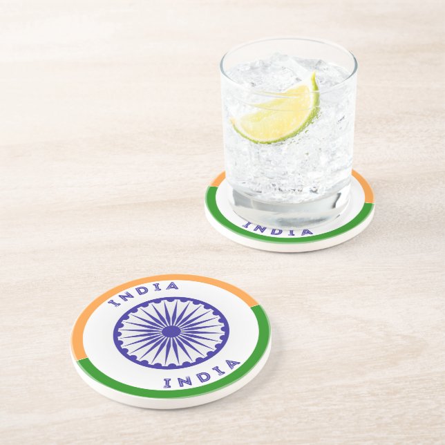 Posavasos India Ashoka Chakra Circle Shape (Lado)